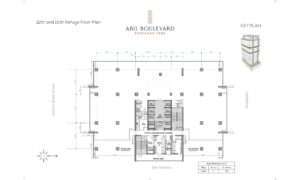 Abil Boulevard - 12 th and 16th refuge floor plan